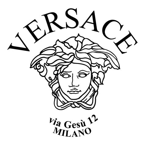 versace face logo|versace head logo.